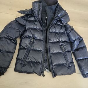 SAM. Kid's Shiny Blue Puffer Coat